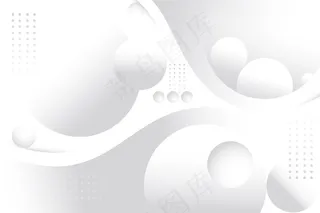 3d球体和点白色背景