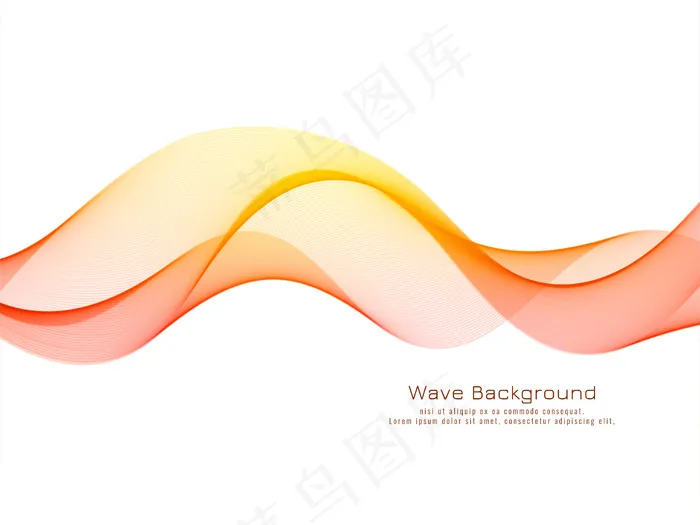 现代装饰彩波背景eps,ai矢量模版下载