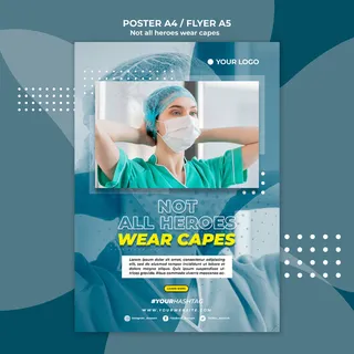 不是所有的英雄都穿斗篷海报模板
