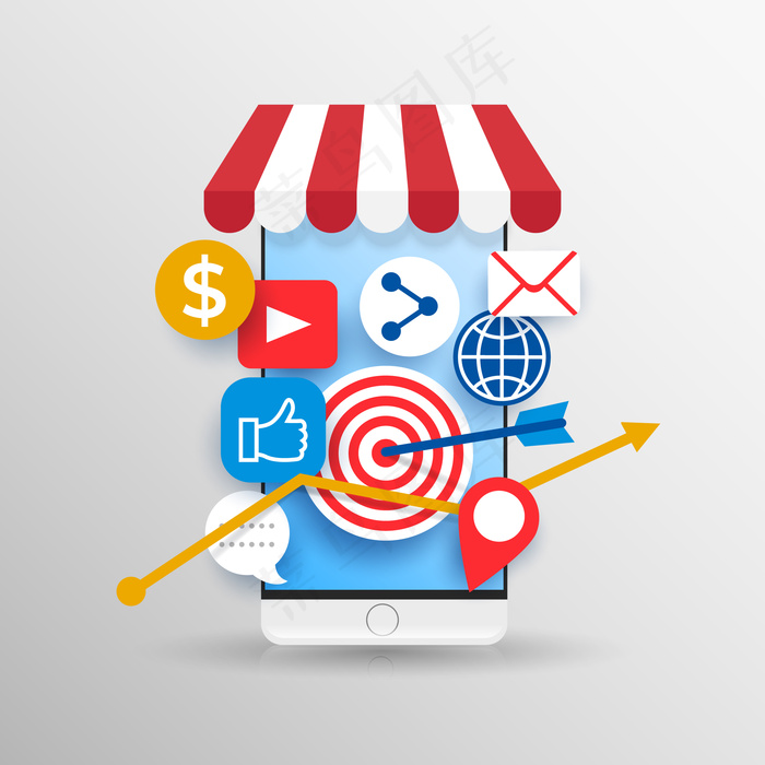 社交媒体营销手机