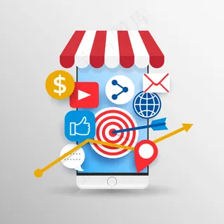 社交媒体营销手机