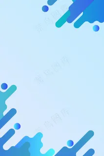 蓝色流体背景框 蓝色流体背景框