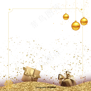 简单大气的金丝带礼品盒