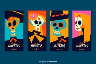 dia de muertos模板故事集