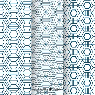 几何豪华图案包