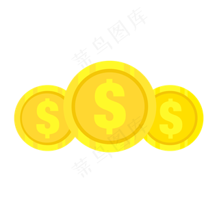 金币钱币矢量元素