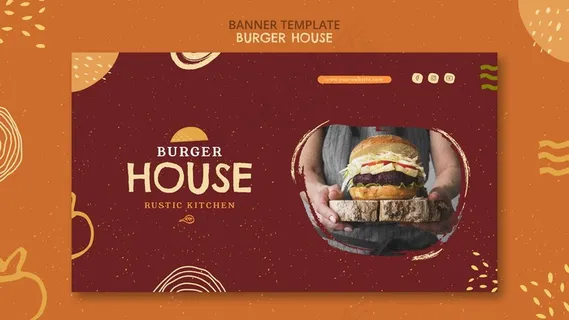 汉堡店模板
