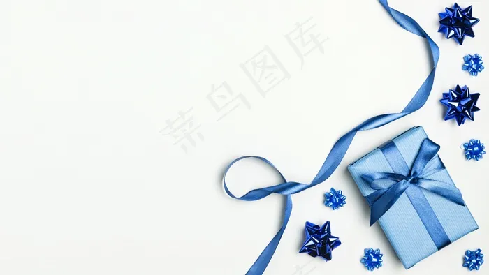 顶视图父亲节礼物和复印空间