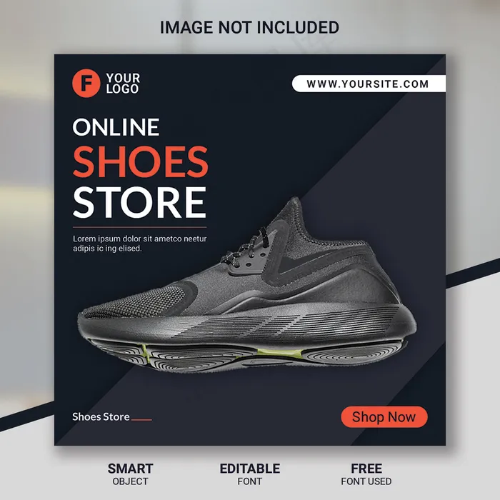 时尚产品销售社交媒体帖子模板psd模版下载