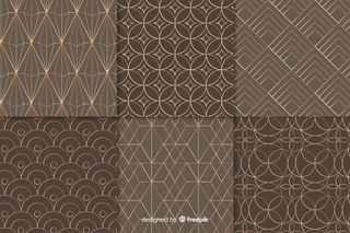 豪华几何图案套装