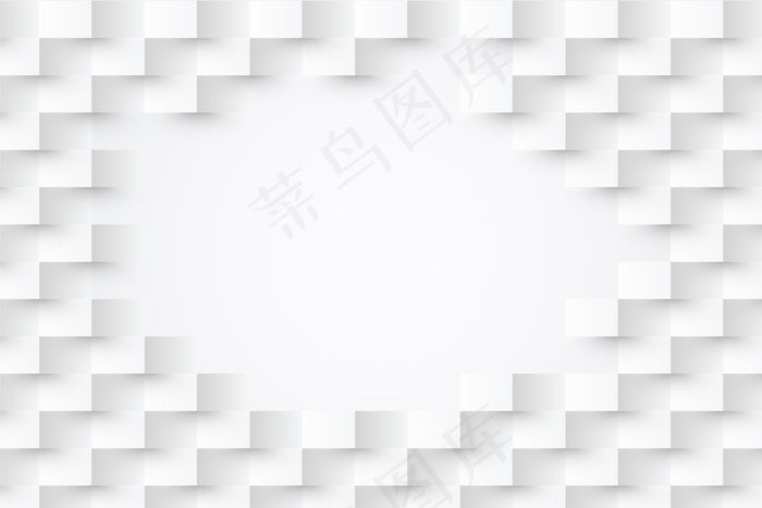 3d纸概念中的白色抽象墙纸