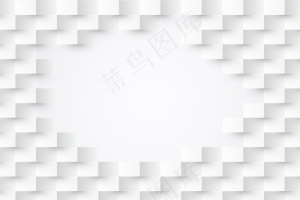 3d纸概念中的白色抽象墙纸