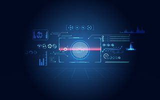 网络安全用户界面未来的hud界面全息图