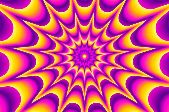 迷幻性视错觉背景eps,ai矢量模版下载