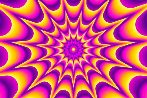 迷幻性视错觉背景