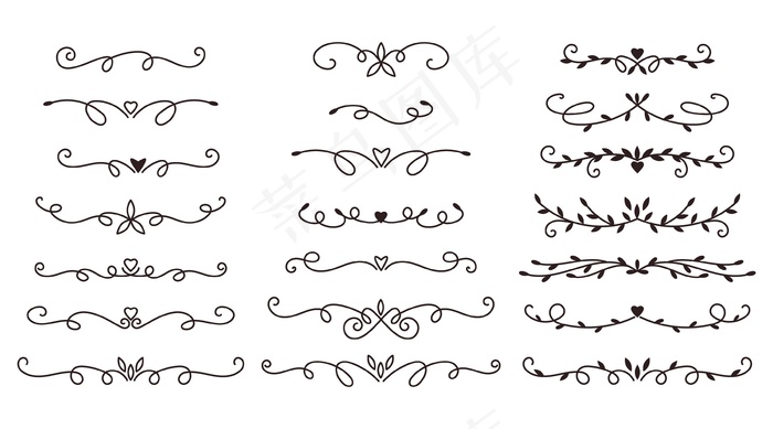 文件装饰用装饰性隔板和框架