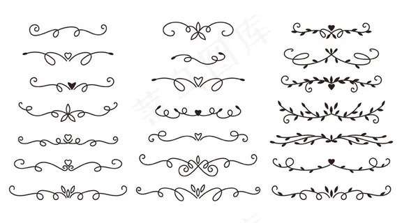 文件装饰用装饰性隔板和框架