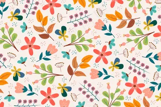 彩色小曲印花背景