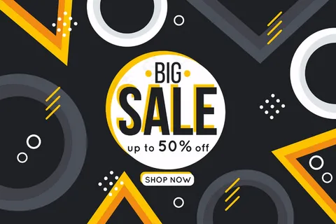 抽象的黑暗销售背景