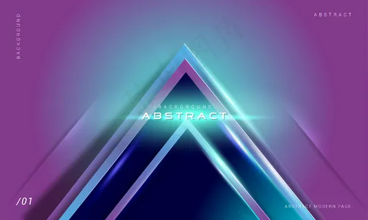 几何技术数字光背景 几何技术数字光背景