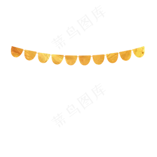 元旦节金色吊饰挂件