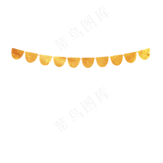 元旦节金色吊饰挂件