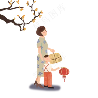 重阳节送礼问候长辈手绘