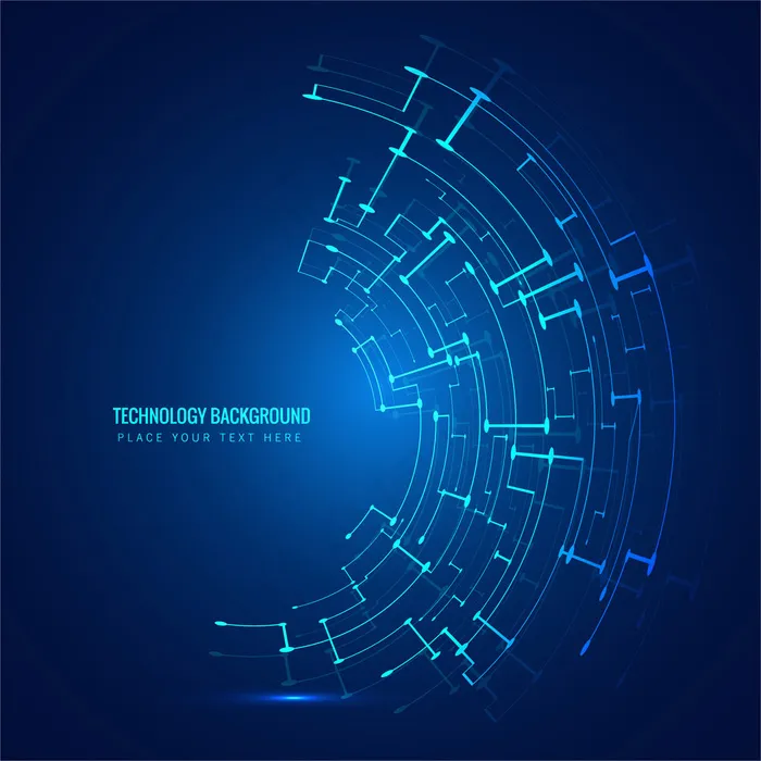 科技优雅的蓝色背景eps,ai矢量模版下载