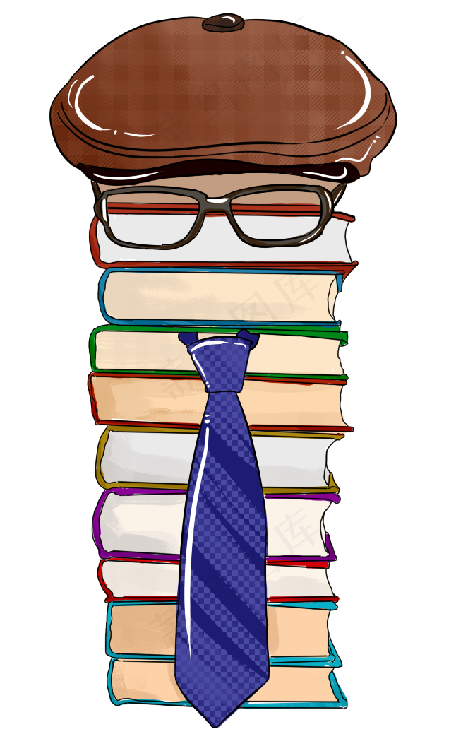 手绘教师节老师形象