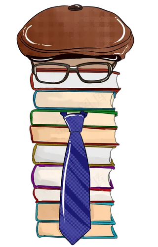 手绘教师节老师形象