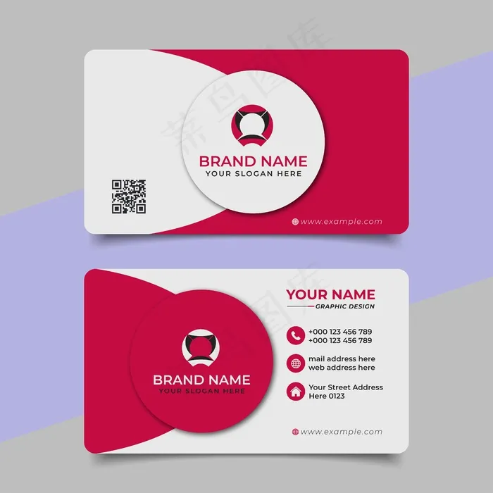 创意名片现代专业名片矢量设计eps,ai矢量模版下载