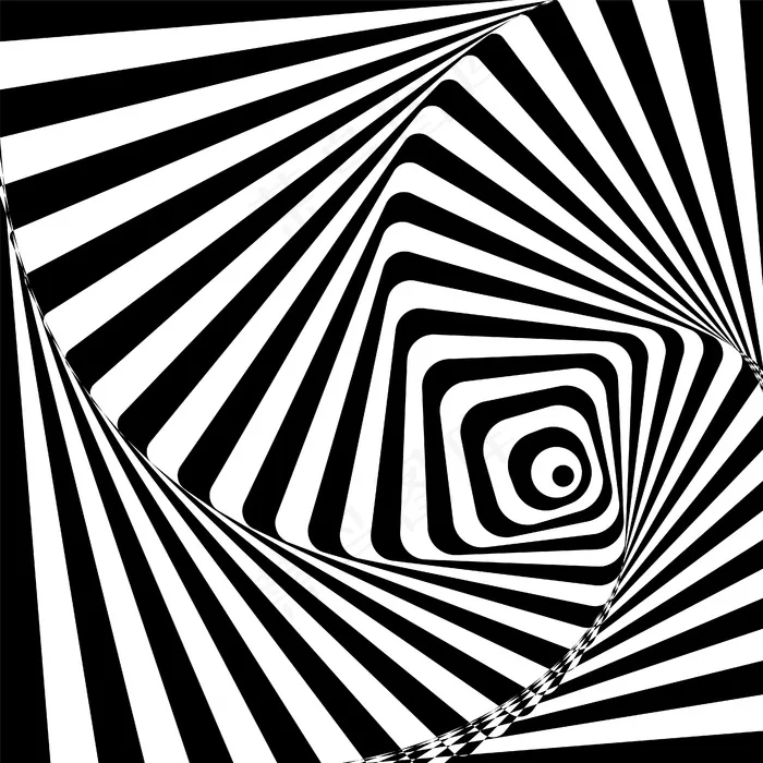 黑白催眠背景。插图eps,ai矢量模版下载