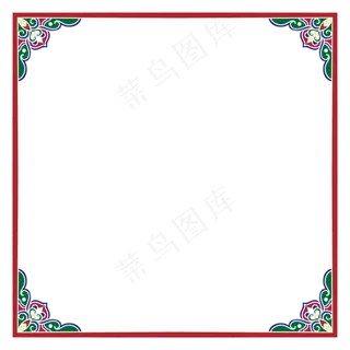 中式复古花纹边框