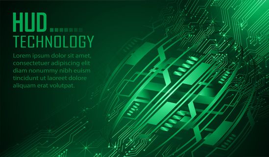 文本网络电路未来技术概念背景