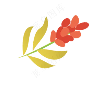 卡通秋天植物果实下载