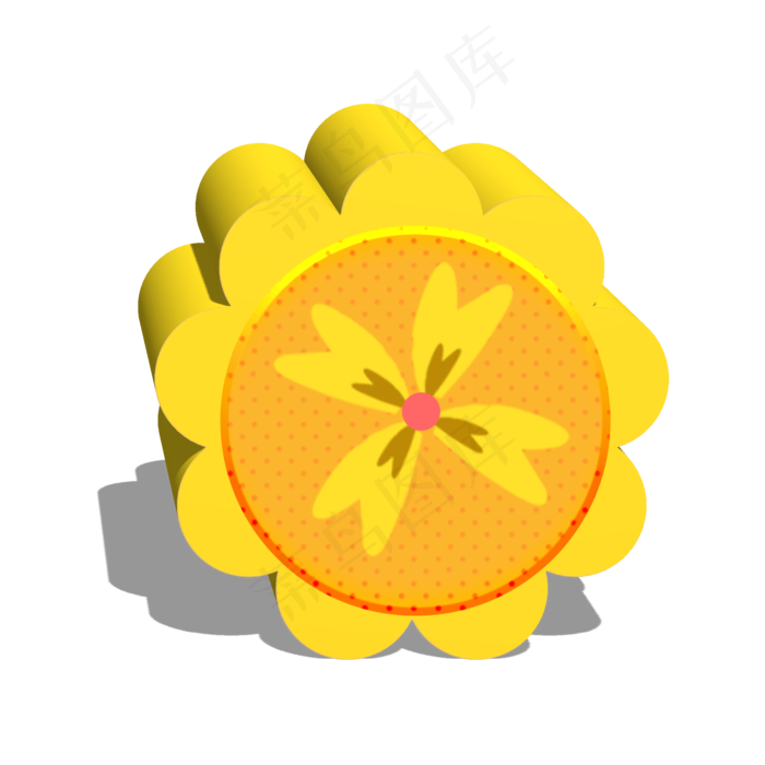 情人节花花月饼可商用元素(2000X2000(DPI:150))psd模版下载