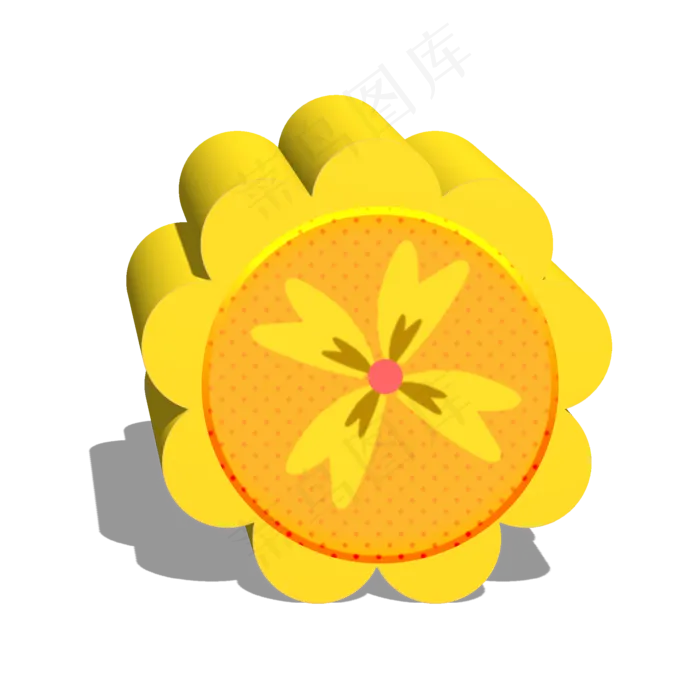 情人节花花月饼可商用元素(2000X2000(DPI:150))psd模版下载
