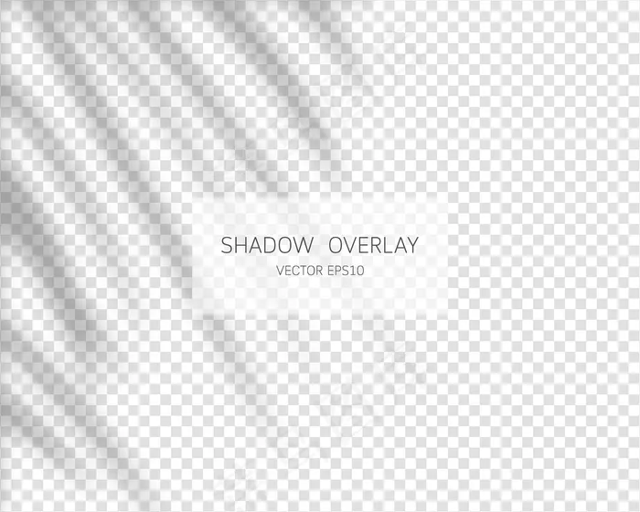 阴影叠加效果。透明背景上的自然阴影。插图。eps,ai矢量模版下载