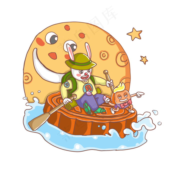 中秋节月兔月饼大探险