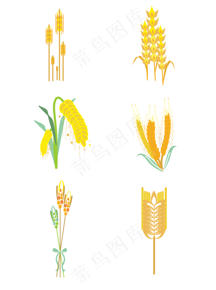 金黄色植物麦穗秋天秋收