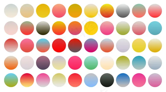 大套鲜艳渐变色 大套鲜艳渐变色