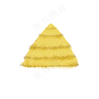 卡通稻草堆