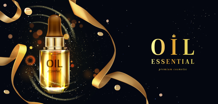 有精油背景的促销品