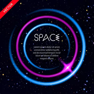 抽象背景与夜光漩涡背景。能量流。