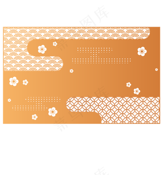 中国风新年云纹纹理