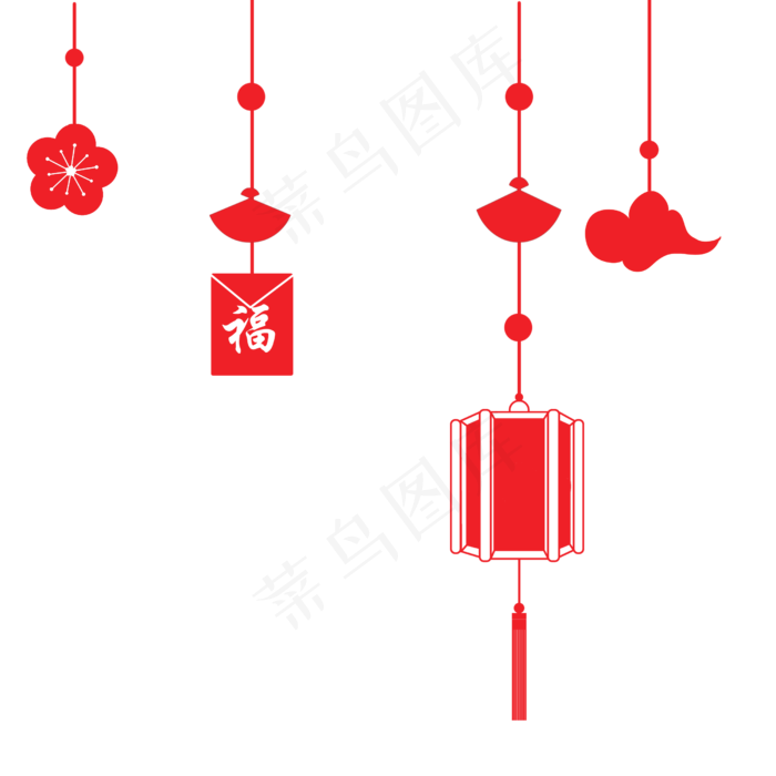 手绘新年小物挂饰