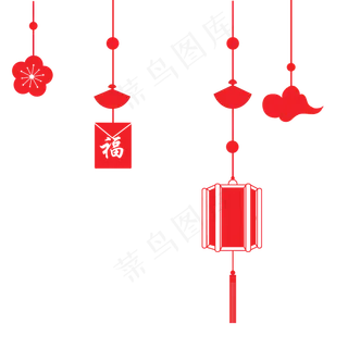 手绘新年小物挂饰