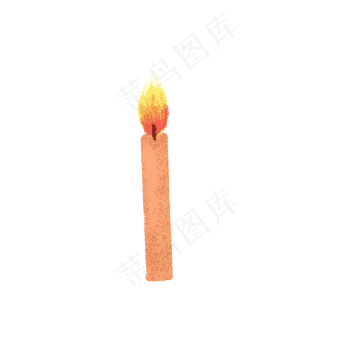 卡通蜡烛PNG下载(2000X2000(DPI:300))psd模版下载