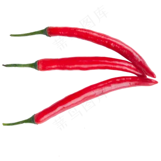 红色辣椒食物元素