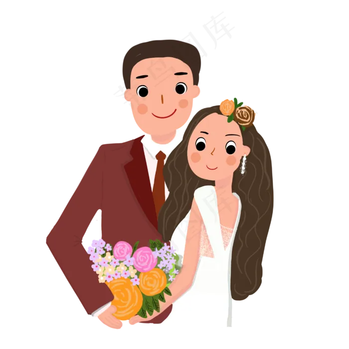 七夕恩爱情侣结婚(3000X3000(DPI:300))psd模版下载